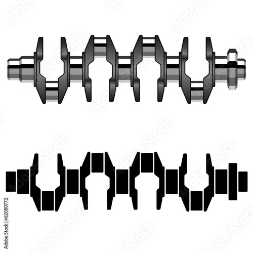 vector steel motor crankshaft