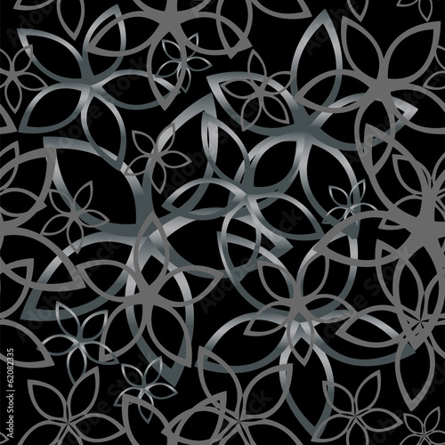 Floral abstract background, seamless