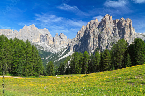 Fototapeta Naklejka Na Ścianę i Meble -  Dolomites - Catinaccio mount
