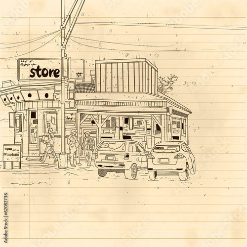 store street scene