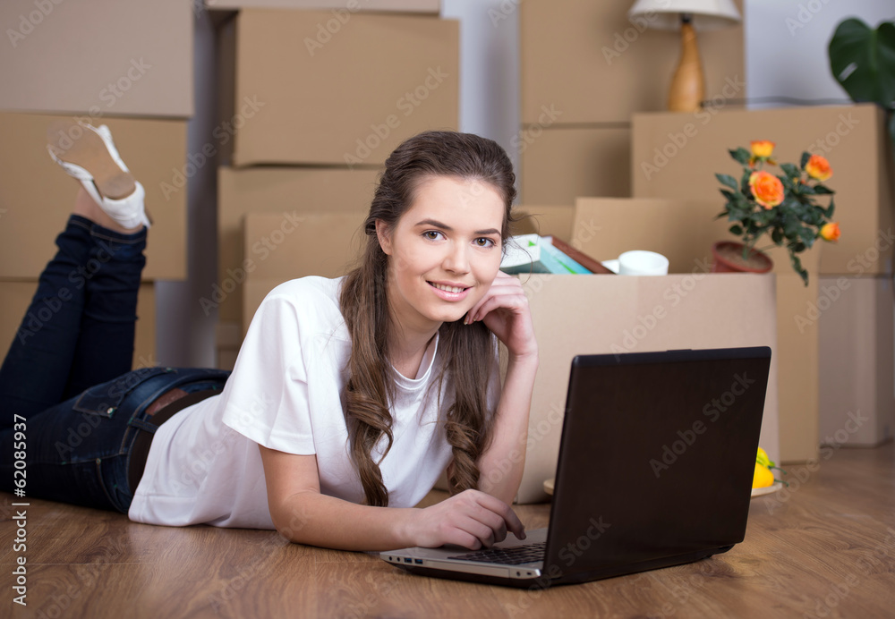 Fototapeta premium House Moving