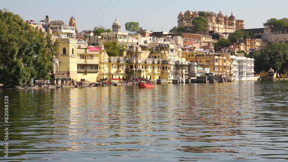 Pichola lake in Udaipur India Pichola lake in Udaipur India