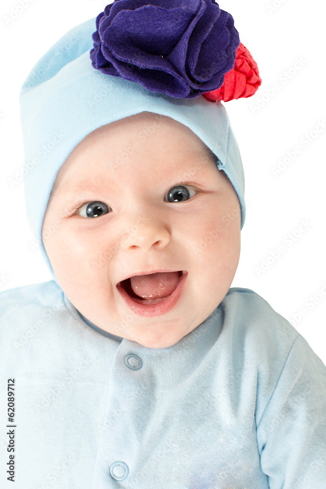 Little cute child girl isolated on white background. Little cute child girl isolated on white background.