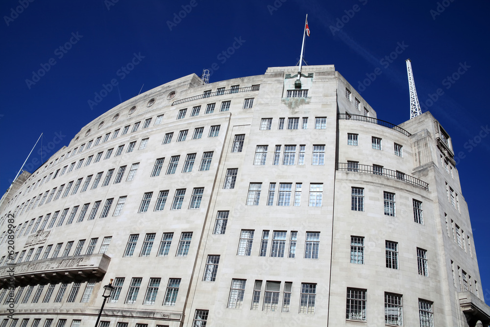 Naklejka premium BBC Broadcasting House