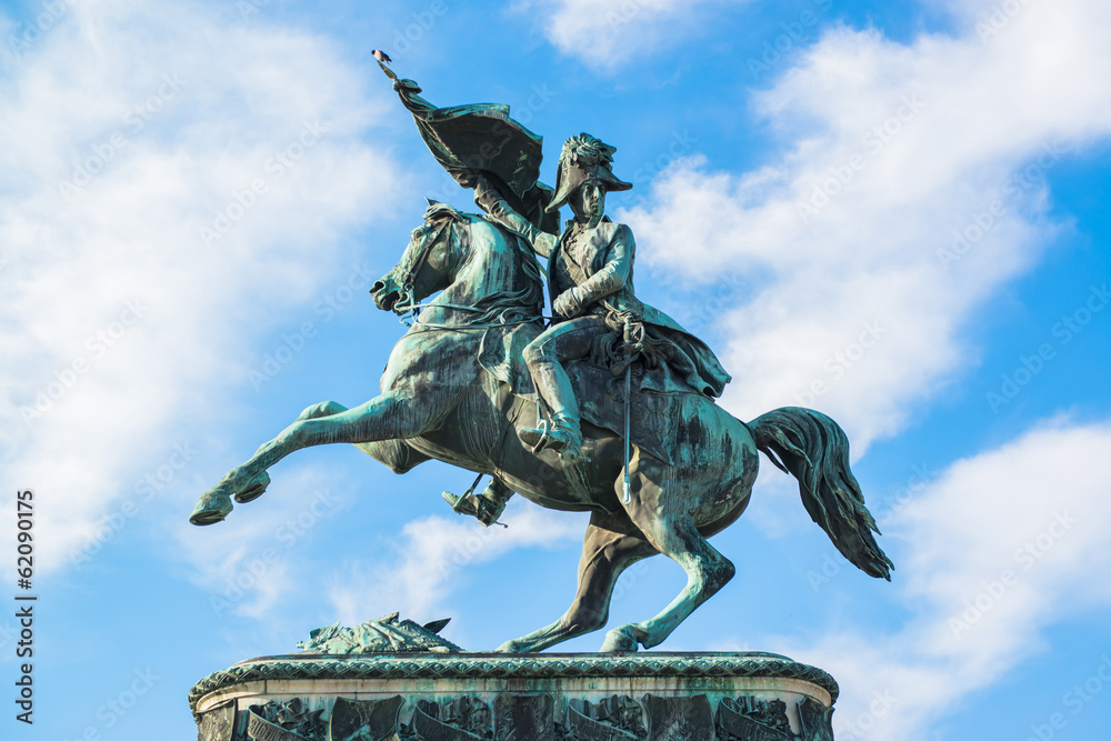 Sculpture of prince Eugene at Hofburg, Vienna