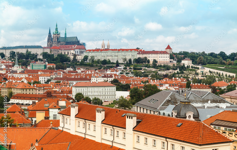 Panoramic of Prague