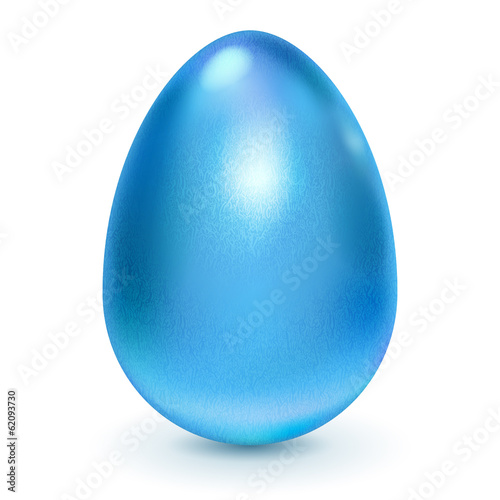 Blue easter egg