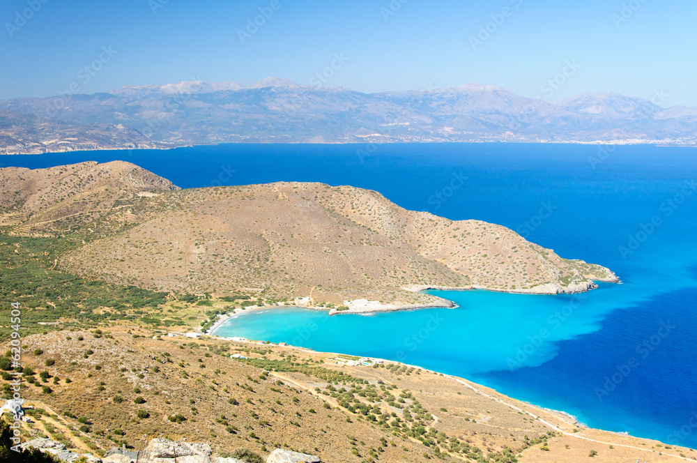 Spectacular scenery from Crete island, Greece