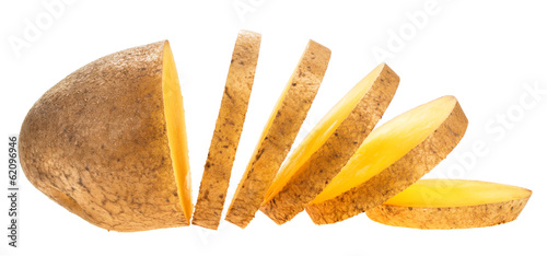 Sliced potato