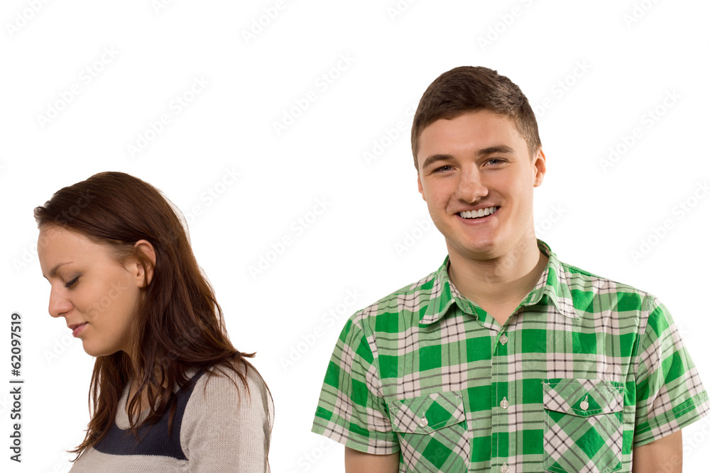 Inconsiderate young man Inconsiderate young man