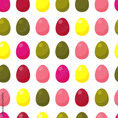 seamless pattern with Easter eggs.