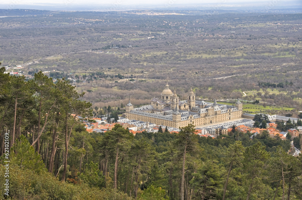 Obraz premium Monasterio de San Lorenzo de El Escorial, Madrid (España)