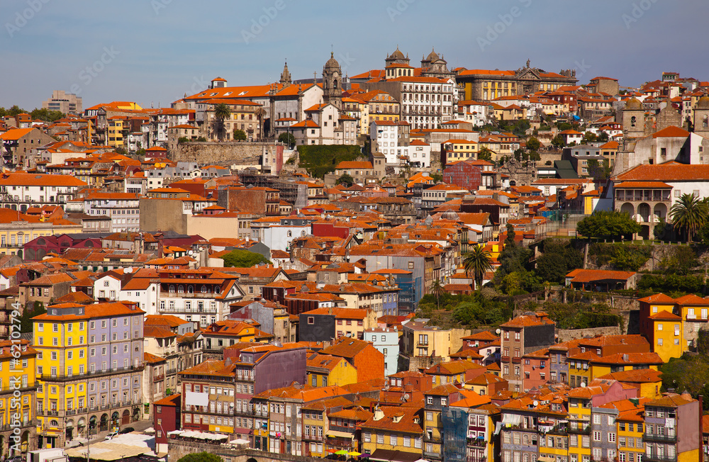 hill with old town of Porto