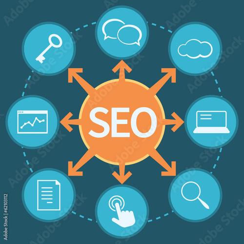 SEO marketing concept