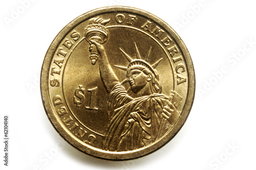 Dollar coin ( United States ) 1달러 동전 ( 미국 ) photo