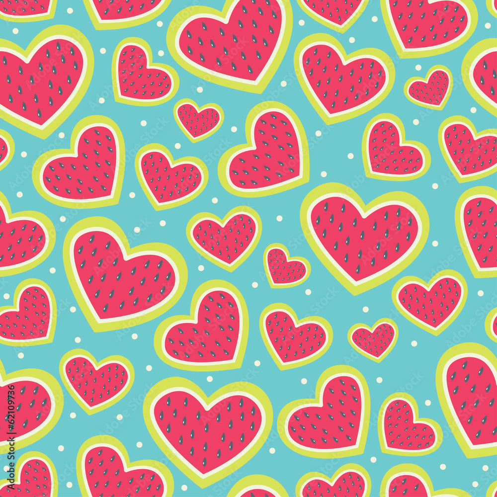 Love pattrn with hearts.