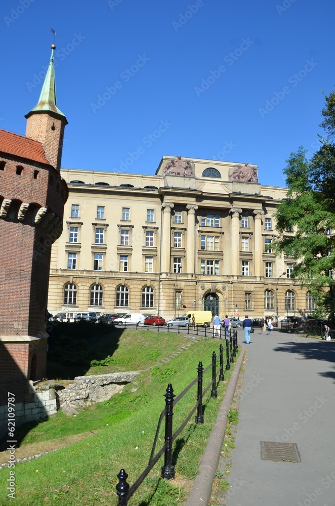 Barbacane, forteresse, Cracovie
