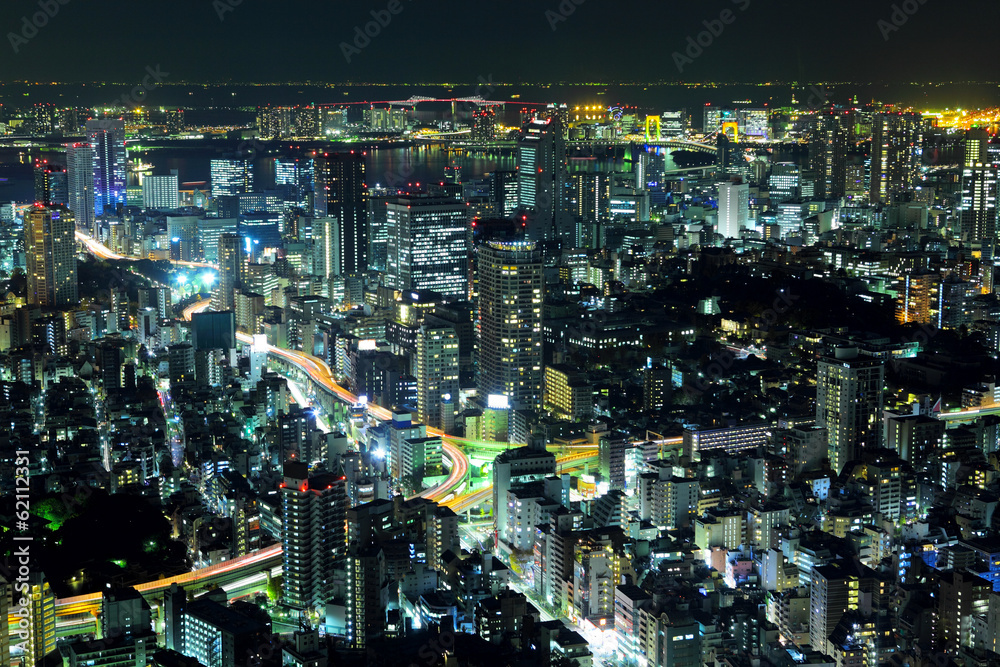 Tokyo cityscape at night Tokyo cityscape at night