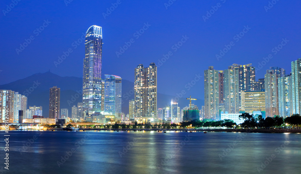 Fototapeta premium Hong Kong city at night