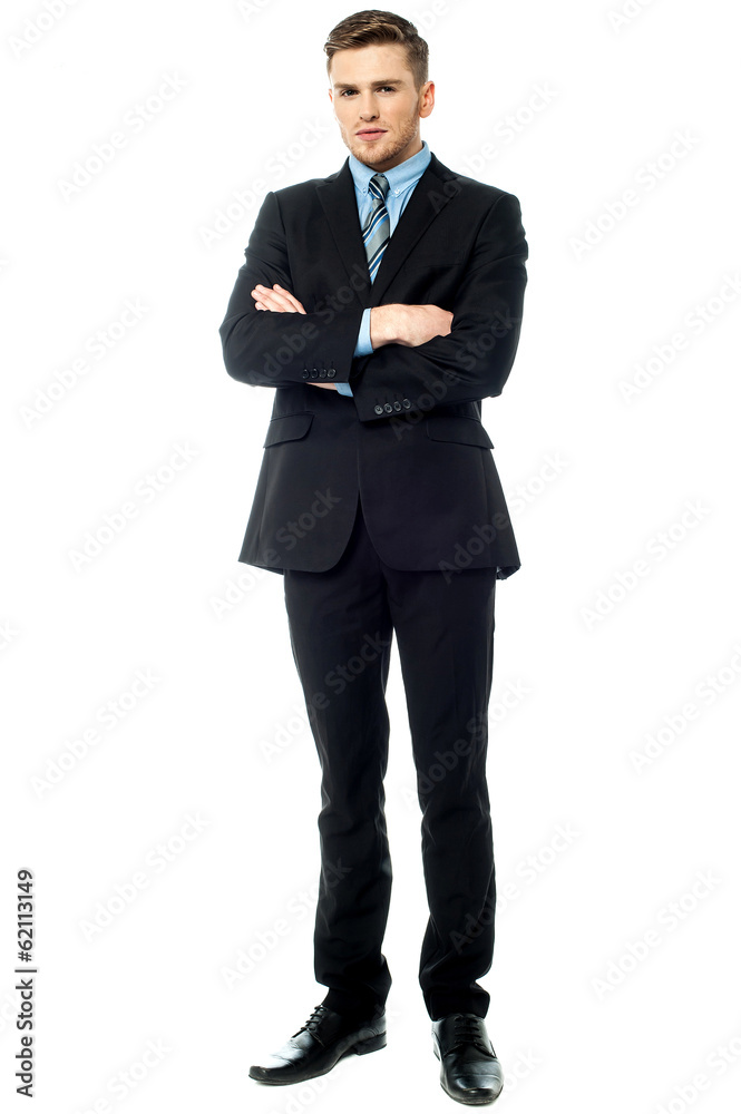 Full length image of a professional business executive Full length image of a professional business executive