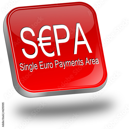 SEPA - Single Euro Payments Area - Button