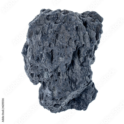 Stone isolated on white background