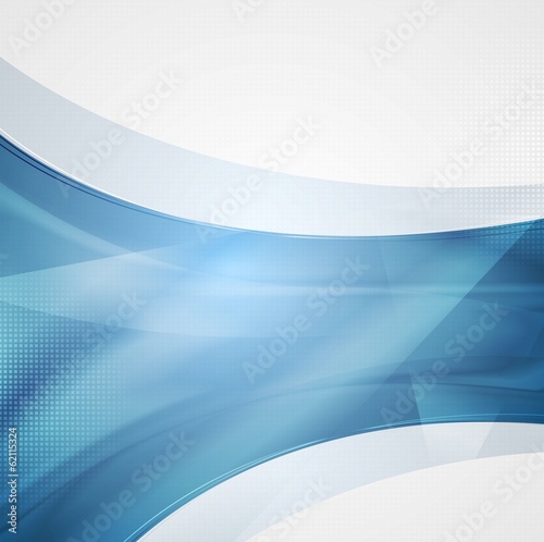 Hi-tech wavy vector design