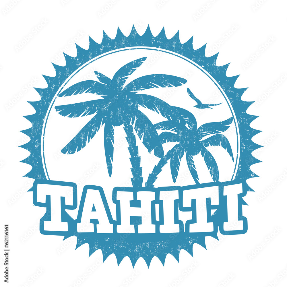 Tahiti stamp