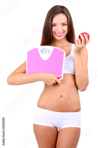 Beautiful young woman with ...