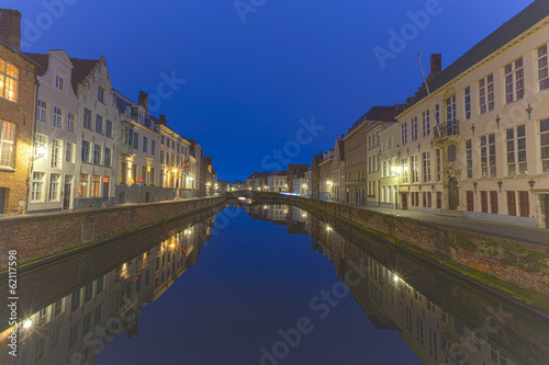 Bruges in Belgium, a canal © maartenhoek