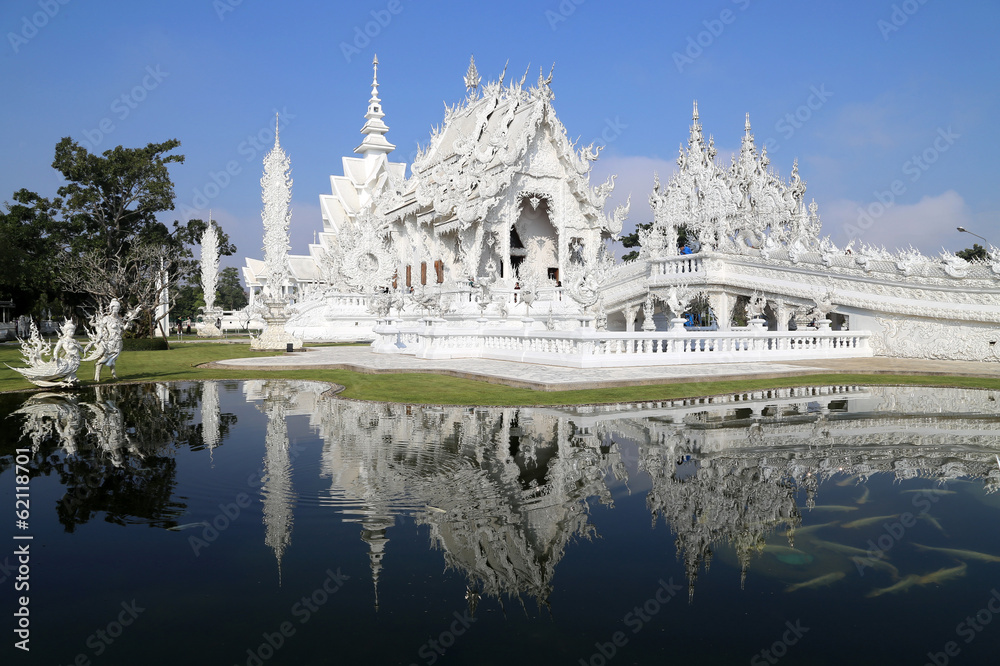 The white temple in Chiang Rai,thailand