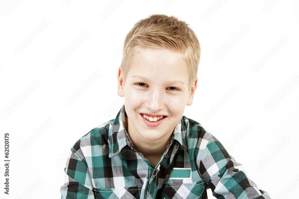 portrait of boy isolated on white portrait of boy isolated on white