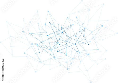 abstract background with blue dots and net vector
