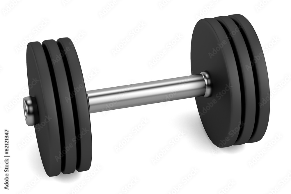Naklejka premium realistic 3d render of lifting weights
