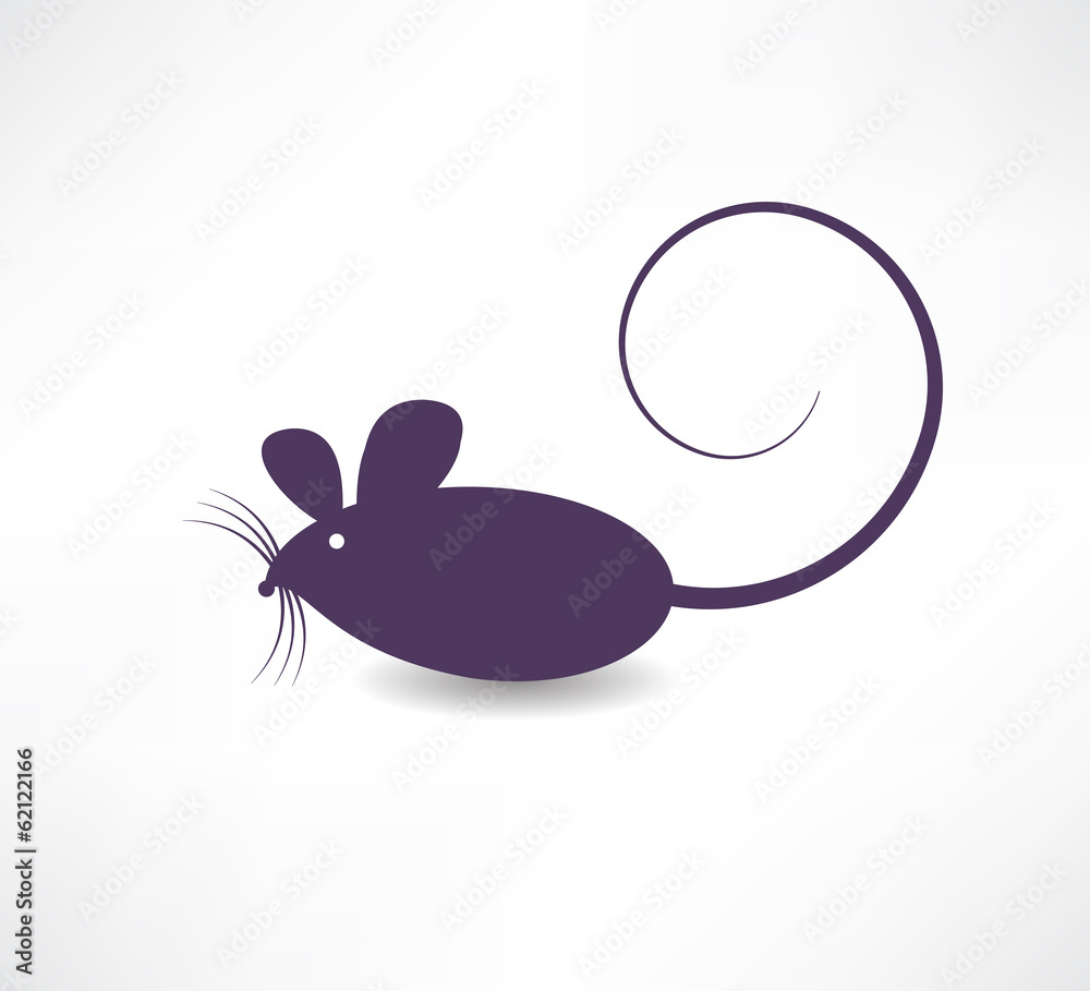 Dark rat icon.