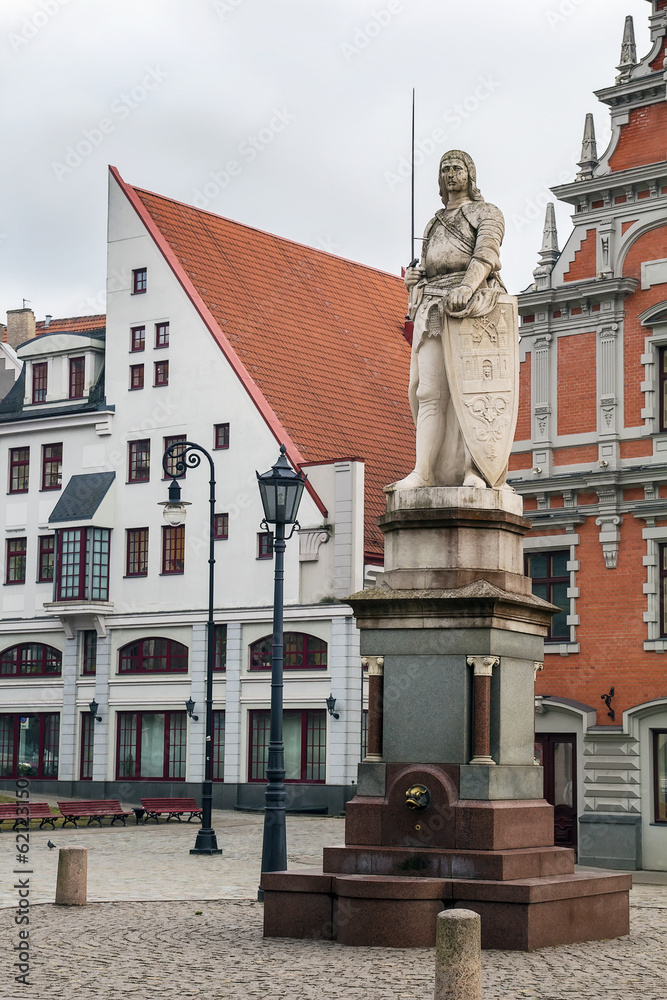 Fototapeta premium Statue Roland, Riga