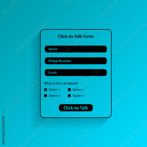 Click-to-talk form.