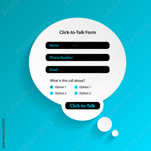 Click-to-talk form.