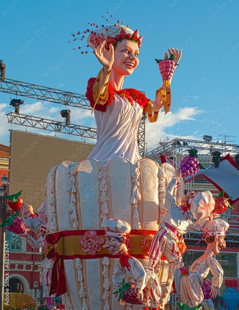 Naklejka premium Reine Du Carnaval de Nice