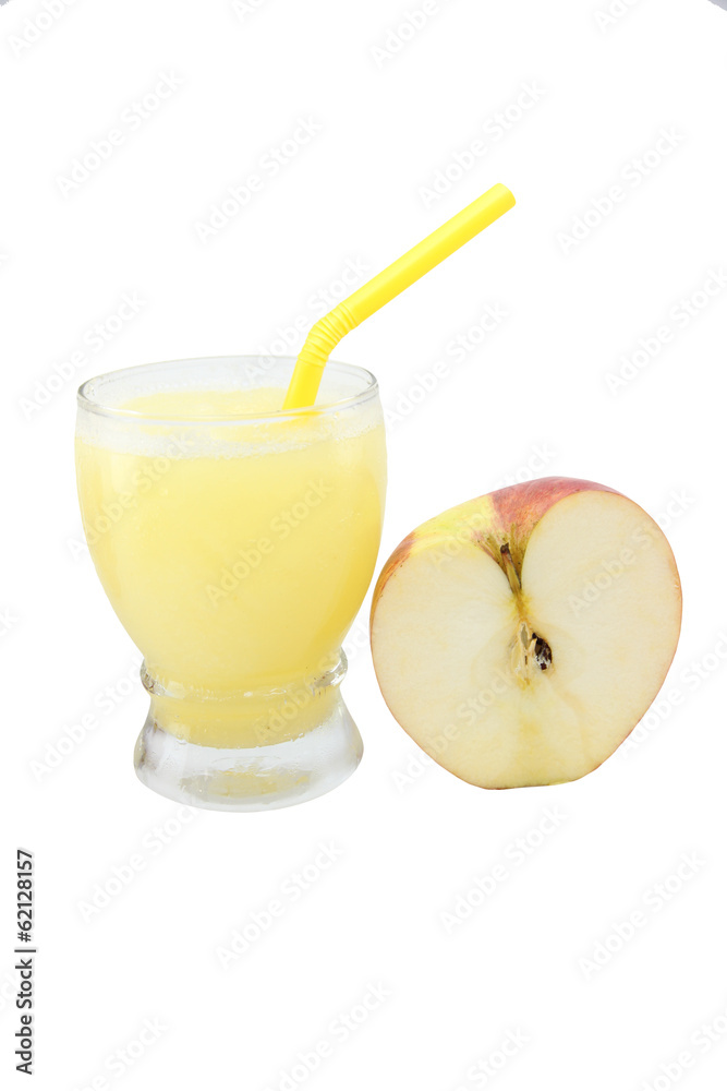 Apple juice smoothie. Apple juice smoothie.