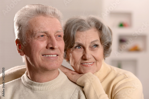 Beautiful elderly couple