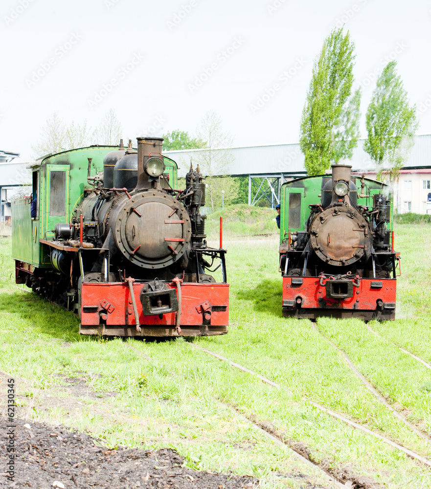 Fototapeta premium steam locomotives, Kostolac, Serbia