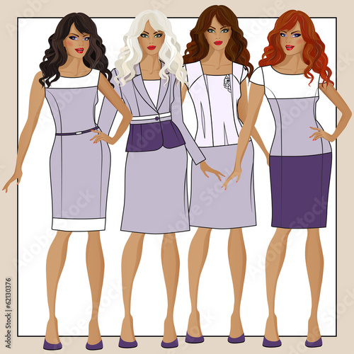 Collection of women's dresses 4