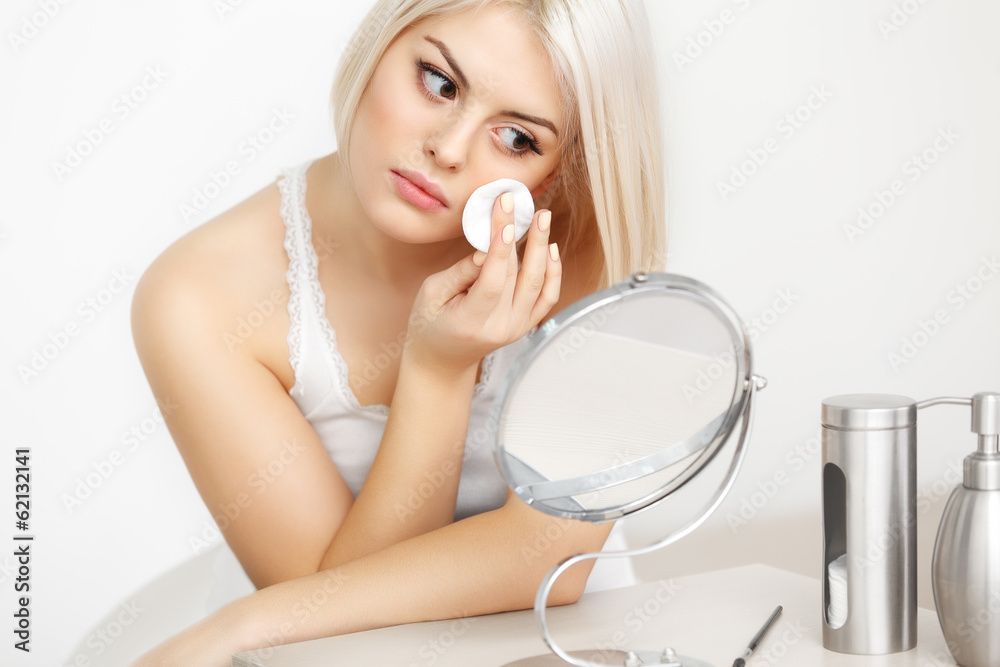 Makeup Applying. Beautiful Woman doing Daily Makeup. Makeup Applying. Beautiful Woman doing Daily Makeup.