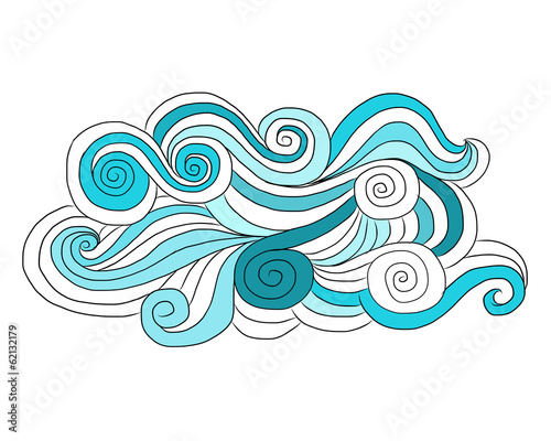 Abstract wave pattern for your design