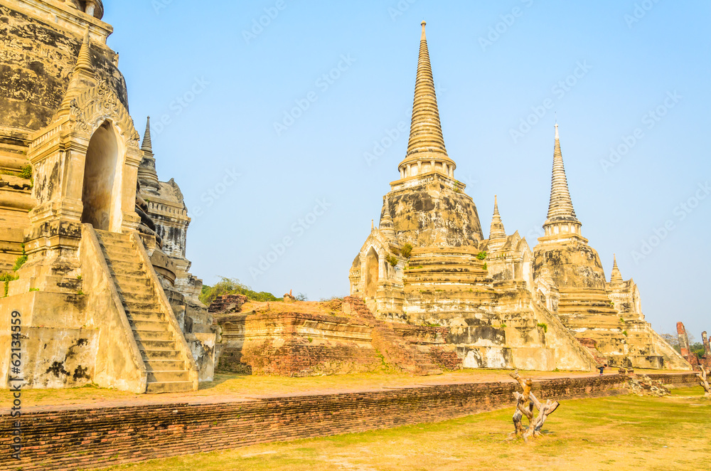 Wat Phra Si Sanphet temple at ayutthaya Thailand Wat Phra Si Sanphet temple at ayutthaya Thailand