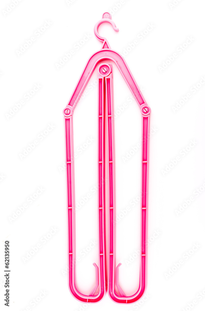 Clothes hangers isolated white background Clothes hangers isolated white background