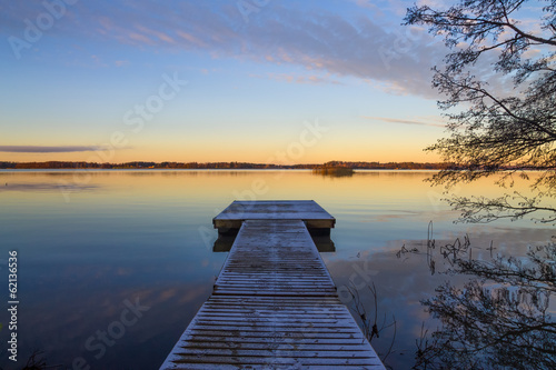 Sunset at the lake