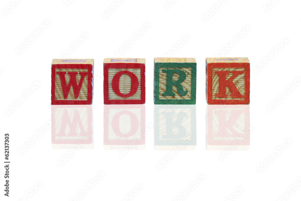 Toy using as Work concept Toy using as Work concept