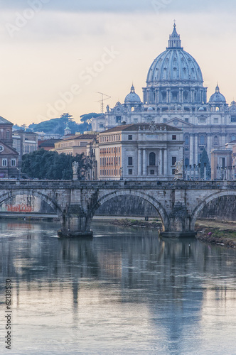 Fototapeta Naklejka Na Ścianę i Meble -  Rome Saint Peters Basilica 02